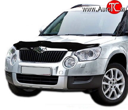 2 199 р. Дефлектор капота NovLine Skoda Yeti (2009-2013)  с доставкой в г. Нижний Новгород