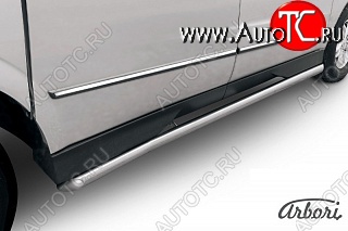 12 059 р. Защита порогов Arbori SSANGYONG Actyon Sport (2012-2025)  с доставкой в г. Нижний Новгород