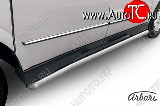 12 869 р. Защита порогов Arbori SSANGYONG Actyon Sport (2012-2024)  с доставкой в г. Нижний Новгород