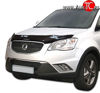 2 879 р. Дефлектор капота NovLine SSANGYONG Actyon дорестайлинг (2010-2013)  с доставкой в г. Нижний Новгород