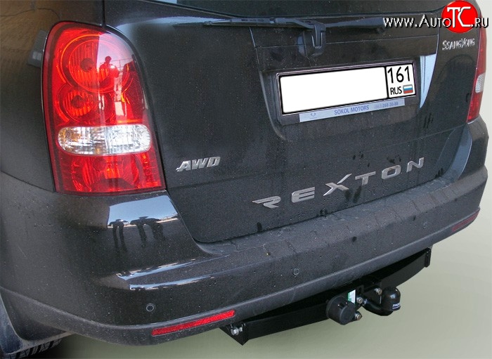 4 999 р. Фаркоп Лидер Плюс SSANGYONG Rexton Y250 (2006-2012) (Без электропакета)  с доставкой в г. Нижний Новгород