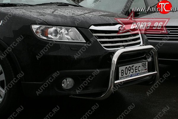 11 789 р. Защита переднего бампера Souz-96 (d60) Subaru Tribeca (2008-2014)  с доставкой в г. Нижний Новгород