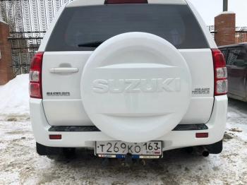 6 949 р. Пластиковый колпак запасного колеса SUZUKI (верхняя часть, 225/70/16)  Suzuki Grand Vitara ( FTB03 3 двери,  3TD62, TL52 5 дверей,  JT 5 дверей,  JT 3 двери,  JT) - Grand Vitara XL7 (неокрашенный)  с доставкой в г. Нижний Новгород. Увеличить фотографию 10