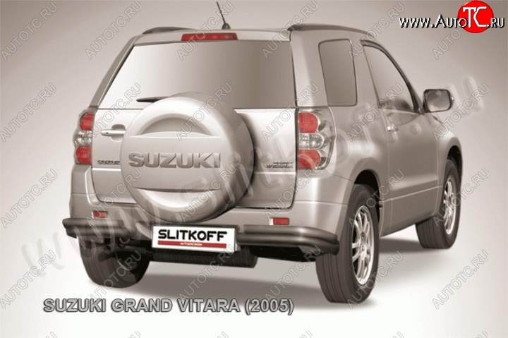 5 999 р. Уголки d57+d42 двойные Suzuki Grand Vitara JT 3 двери дорестайлинг (2005-2008) (Цвет: серебристый)  с доставкой в г. Нижний Новгород