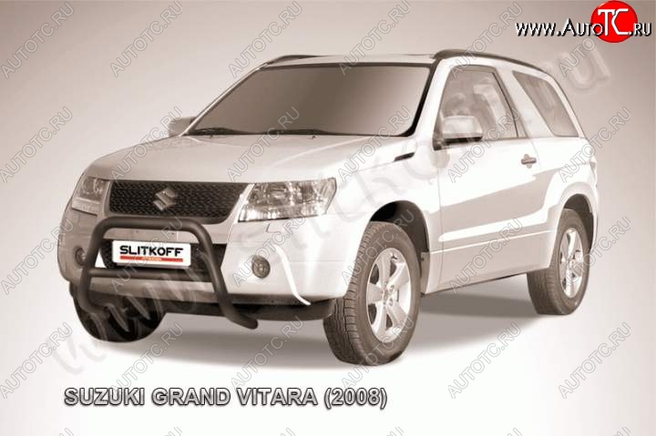 14 999 р. Кенгурятник d57 низкий  Suzuki Grand Vitara  JT 3 двери (2005-2008) дорестайлинг (Цвет: серебристый)  с доставкой в г. Нижний Новгород