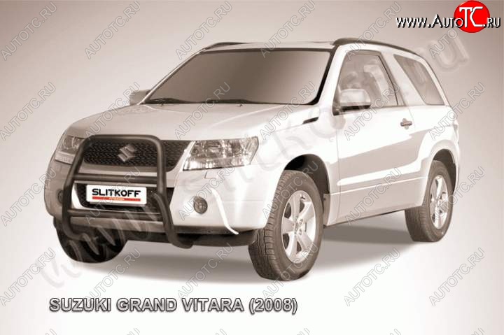 15 999 р. Кенгурятник d57 высокий  Suzuki Grand Vitara  JT 3 двери (2005-2008) дорестайлинг (Цвет: серебристый)  с доставкой в г. Нижний Новгород