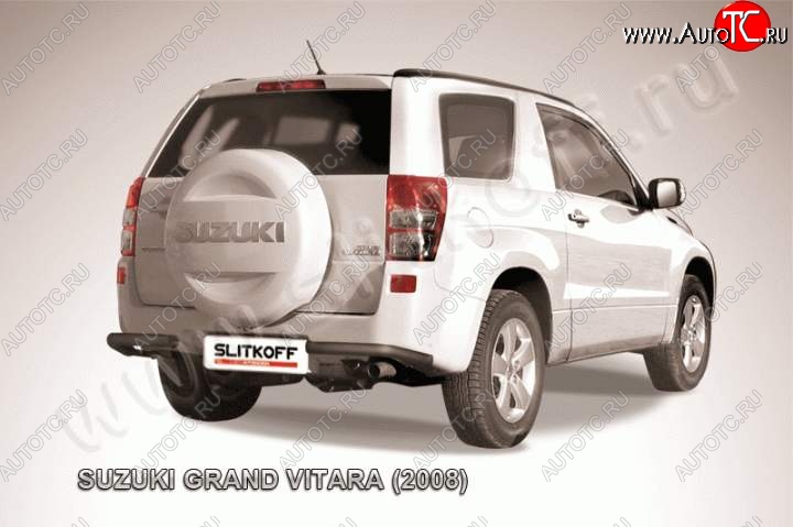 4 549 р. Уголки d57 Suzuki Grand Vitara JT 3 двери дорестайлинг (2005-2008) (Цвет: серебристый)  с доставкой в г. Нижний Новгород