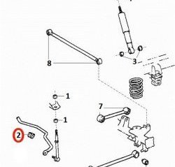 259 р. Полиуретановая втулка Точка Опоры (19 мм) Toyota Hilux Surf N210 дорестайлинг (2002-2005)  с доставкой в г. Нижний Новгород. Увеличить фотографию 2