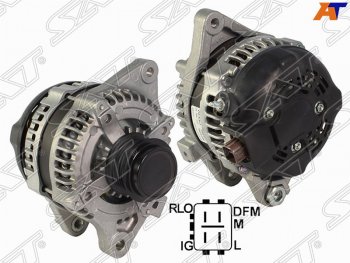 Генератор SAT (12V, 100A, 1,6 1ZRFAE/2,0 3ZRFAE) Toyota Auris E150 хэтчбэк 5 дв. рестайлинг (2010-2012)