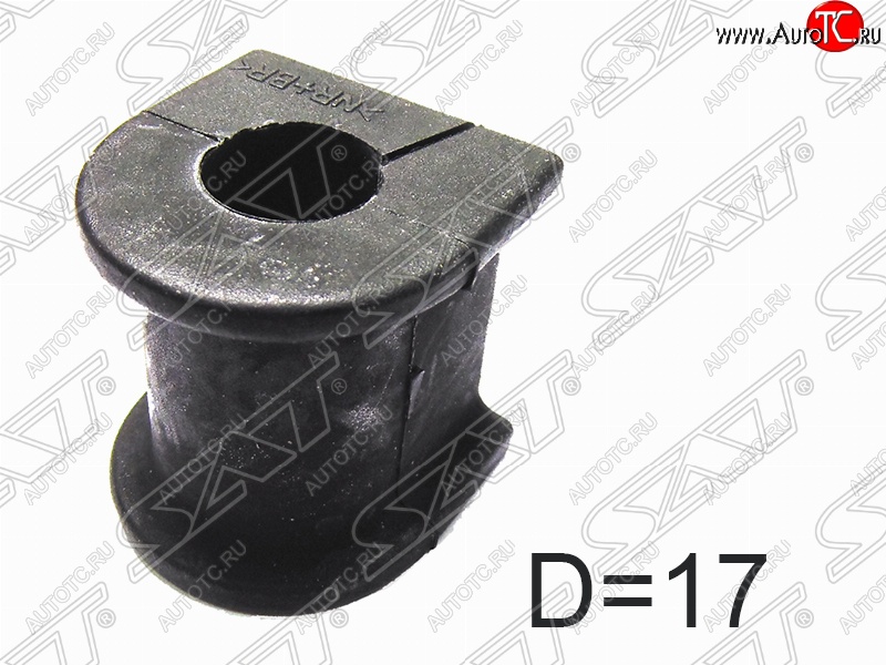 92 р. Резиновая втулка переднего стабилизатора (D=17) SAT Toyota Mark 2 Qualis седан (1997-2002)  с доставкой в г. Нижний Новгород