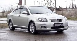 549 р. Реснички на фары RA Toyota Avensis T250 седан дорестайлинг (2003-2006) (Неокрашенные)  с доставкой в г. Нижний Новгород. Увеличить фотографию 5