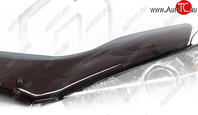 2 299 р. Дефлектор капота CA-Plastiс  Toyota Blade (2006-2012) хэтчбек (Classic полупрозрачный, Без надписи)  с доставкой в г. Нижний Новгород