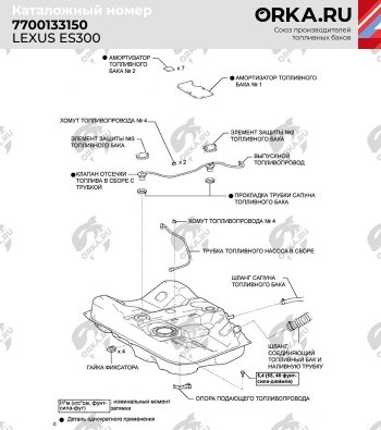 21 449 р. Бак топливный BAKPLAST (50 л., пластиковый) Toyota Camry XV40 рестайлинг (2009-2011)  с доставкой в г. Нижний Новгород. Увеличить фотографию 5