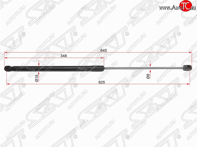 2 449 р. Газовый упор капота SAT  Toyota Camry  XV70 (2017-2021) дорестайлинг  с доставкой в г. Нижний Новгород