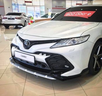 Решетка в передний бампер HEMMES Toyota (Тойота) Camry (Камри)  XV70 (2017-2021) XV70 дорестайлинг