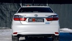 4 649 р. Козырёк на заднее стекло Tuning-Sport Toyota Camry XV55 1-ый рестайлинг (2014-2017) (Неокрашенный)  с доставкой в г. Нижний Новгород. Увеличить фотографию 4