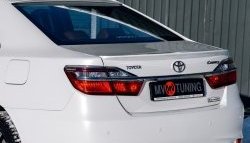 4 649 р. Козырёк на заднее стекло Tuning-Sport Toyota Camry XV55 1-ый рестайлинг (2014-2017) (Неокрашенный)  с доставкой в г. Нижний Новгород. Увеличить фотографию 5