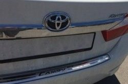 4 199 р. Защитная накладка на задний бампер СТ Toyota Camry XV50 дорестайлинг (2011-2014)  с доставкой в г. Нижний Новгород. Увеличить фотографию 2