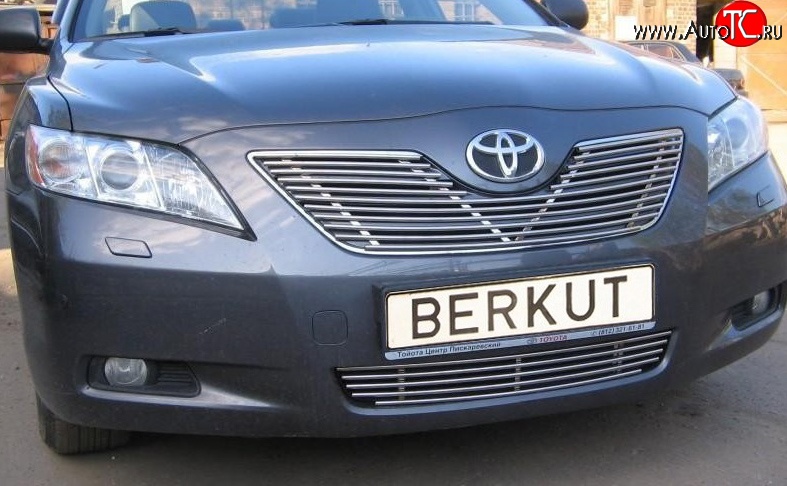 6 499 р. Декоративная вставка решетки радиатора Berkut Toyota Camry XV40 рестайлинг (2009-2011)  с доставкой в г. Нижний Новгород