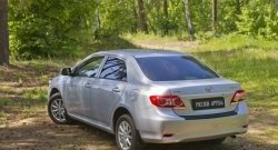 1 199 р. Защитная накладка на задний бампер RA  Toyota Corolla  E150 (2006-2010) седан дорестайлинг  с доставкой в г. Нижний Новгород. Увеличить фотографию 2