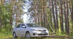 1 099 р. Реснички на фары RA  Toyota Corolla ( E140,  E150) (2009-2013) седан рестайлинг, седан рестайлинг (Неокрашенные)  с доставкой в г. Нижний Новгород. Увеличить фотографию 2