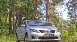 1 099 р. Реснички на фары RA  Toyota Corolla ( E140,  E150) (2009-2013) седан рестайлинг, седан рестайлинг (Неокрашенные)  с доставкой в г. Нижний Новгород. Увеличить фотографию 3