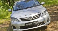 1 099 р. Реснички на фары RA Toyota Corolla E150 седан рестайлинг (2009-2013) (Неокрашенные)  с доставкой в г. Нижний Новгород. Увеличить фотографию 5