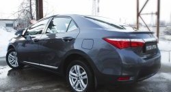 839 р. Реснички на фонари RA Toyota Corolla E180 дорестайлинг (2013-2016) (Неокрашенные)  с доставкой в г. Нижний Новгород. Увеличить фотографию 3