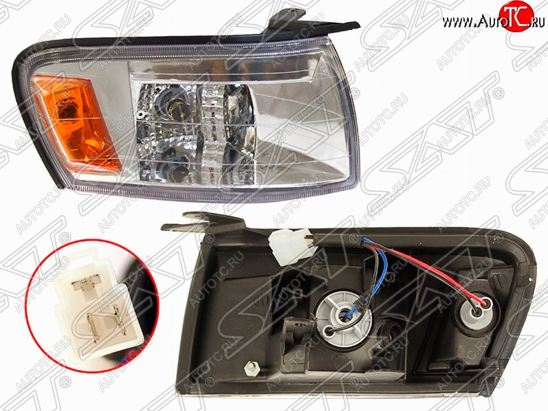 1 589 р. Передняя габарит SAT (хрусталь, правый)  Toyota Cresta  X90 (1992-1996)  с доставкой в г. Нижний Новгород