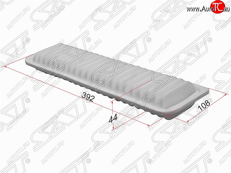 499 р. Фильтр воздушный двигателя SAT (392х108х44 mm)  Toyota Estima  AHR20,XR50 - Vellfire  с доставкой в г. Нижний Новгород