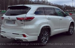 12 999 р. Комплект накладок на колёсные арки TopKontur Design Toyota Highlander XU50 дорестайлинг (2013-2017)  с доставкой в г. Нижний Новгород. Увеличить фотографию 3