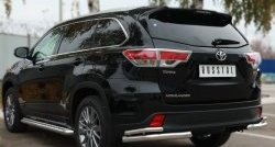 29 949 р. Широкая защита порогов SLITKOFF  Toyota Highlander  XU50 (2013-2017) дорестайлинг  с доставкой в г. Нижний Новгород. Увеличить фотографию 3