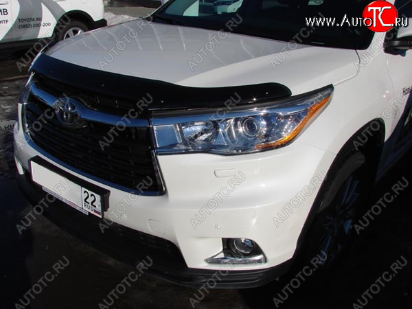 3 089 р. Дефлектор капота SIM Toyota Highlander XU50 дорестайлинг (2013-2017)  с доставкой в г. Нижний Новгород