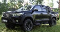 24 999 р. Расширитель арки RA (вылет 25 мм, комплект)  Toyota Hilux  AN120 (2016-2020) дорестайлинг (Поверхность шагрень)  с доставкой в г. Нижний Новгород. Увеличить фотографию 5