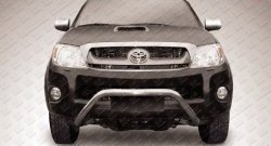 Усиленная защита переднего бампера из трубы диаметром 57 мм Slitkoff Toyota (Тойота) Hilux (Хайлюкс)  AN10,AN20 (2008-2011) AN10,AN20 1-ый рестайлинг