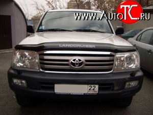 3 169 р. Дефлектор капота NovLine Toyota Land Cruiser 100 дорестайлинг (1998-2002)  с доставкой в г. Нижний Новгород