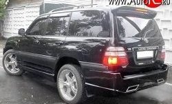 14 949 р. Пороги накладки Hunter Toyota Land Cruiser 100 2-ой рестайлинг (2005-2007) (Неокрашенные)  с доставкой в г. Нижний Новгород. Увеличить фотографию 2