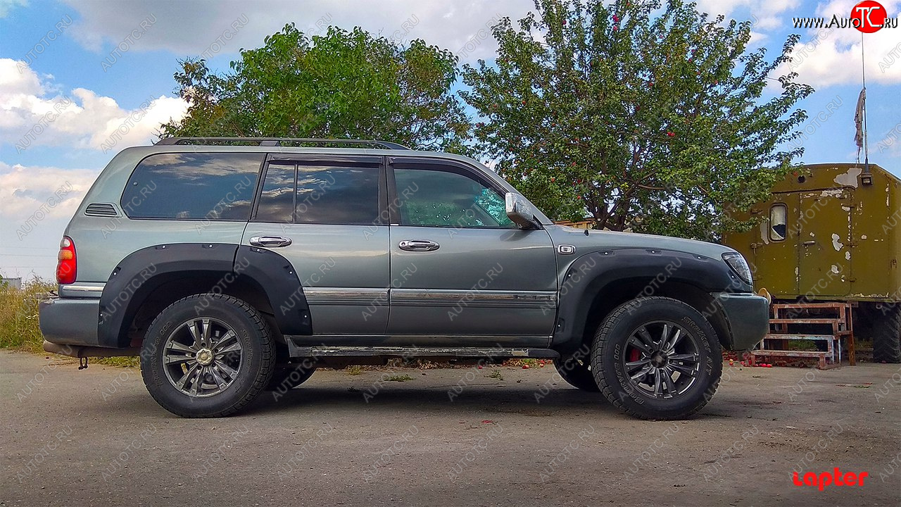 21 449 р. Комплект расширителей арок LAPTER (50 мм)  Toyota Land Cruiser  100 (1998-2007) дорестайлинг, 1-ый рестайлинг, 2-ой рестайлинг  с доставкой в г. Нижний Новгород