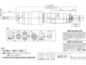 Амортизатор задний LH=RH SAT Toyota Land Cruiser 80 (1989-1997)