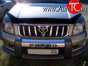 3 689 р. Дефлектор капота NovLine  Toyota Land Cruiser Prado  J120 (2002-2009)  с доставкой в г. Нижний Новгород