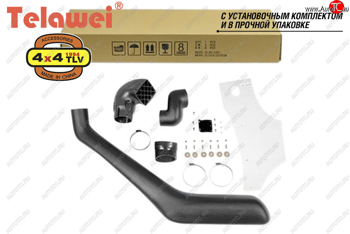 7 849 р. Шноркель Telawei (4.0 V6, 1GR-FE) Toyota Land Cruiser Prado J120 (2002-2009)  с доставкой в г. Нижний Новгород