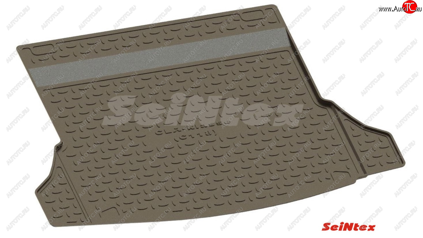 1 429 р. Коврик в багажник SeiNtex (полимерный)  Toyota Land Cruiser Prado  J120 (2002-2009) (Цвет: черный)  с доставкой в г. Нижний Новгород