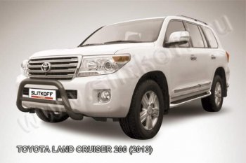 Кенгурятник d76 низкий Toyota Land Cruiser 200 1-ый рестайлинг (2012-2015)