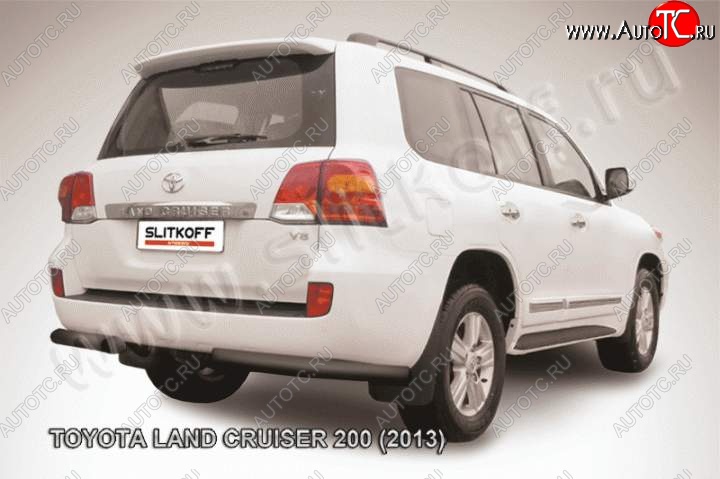 8 799 р. Уголки d76  Toyota Land Cruiser  200 (2012-2015) 1-ый рестайлинг (Цвет: серебристый)  с доставкой в г. Нижний Новгород