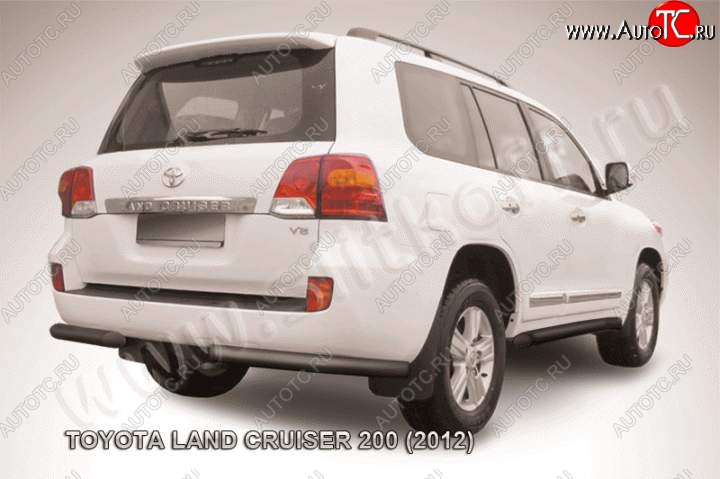 8 799 р. Уголки d76  Toyota Land Cruiser  200 (2012-2015) 1-ый рестайлинг (Цвет: серебристый)  с доставкой в г. Нижний Новгород