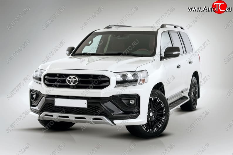 54 999 р. Бампер передний THOR  Toyota Land Cruiser  200 (2015-2021) 2-ой рестайлинг (Неокрашенный)  с доставкой в г. Нижний Новгород