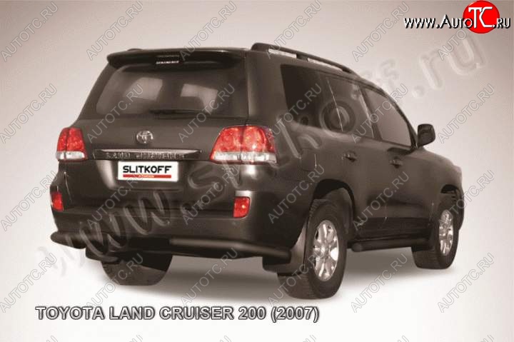 8 799 р. Уголки d76  Toyota Land Cruiser  200 (2007-2012) дорестайлинг (Цвет: серебристый)  с доставкой в г. Нижний Новгород