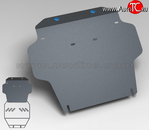 4 999 р. Защита картера двигателя Novline (2008-2009) (4.7/4.5, АКПП, 3 мм) Toyota Land Cruiser 200 дорестайлинг (2007-2012)  с доставкой в г. Нижний Новгород