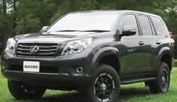 3 489 р. Решётка радиатора Elford Toyota Land Cruiser Prado J150 дорестайлинг (2009-2013) (Неокрашенная)  с доставкой в г. Нижний Новгород. Увеличить фотографию 6