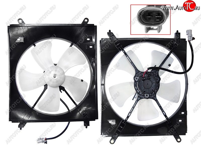 5 349 р. Вентилятор радиатора в сборе (5SFNE/5SFE) SAT Toyota Mark 2 Qualis седан (1997-2002)  с доставкой в г. Нижний Новгород